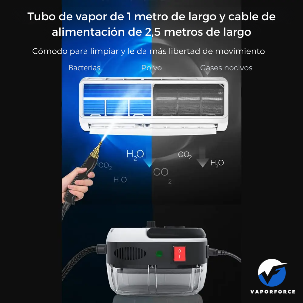 VaporForce: Limpiador a vapor