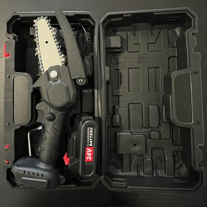 SIERRA MECÁNICA RECARGABLE 24 W CHAINSAW PRO