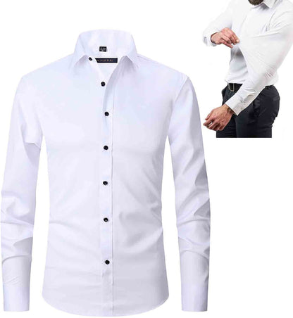 Camisa Elástica Antiarrugas - FlexMan