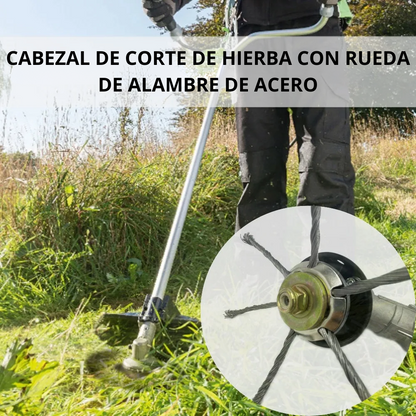 SteelSpin: Cabezal de corte de césped