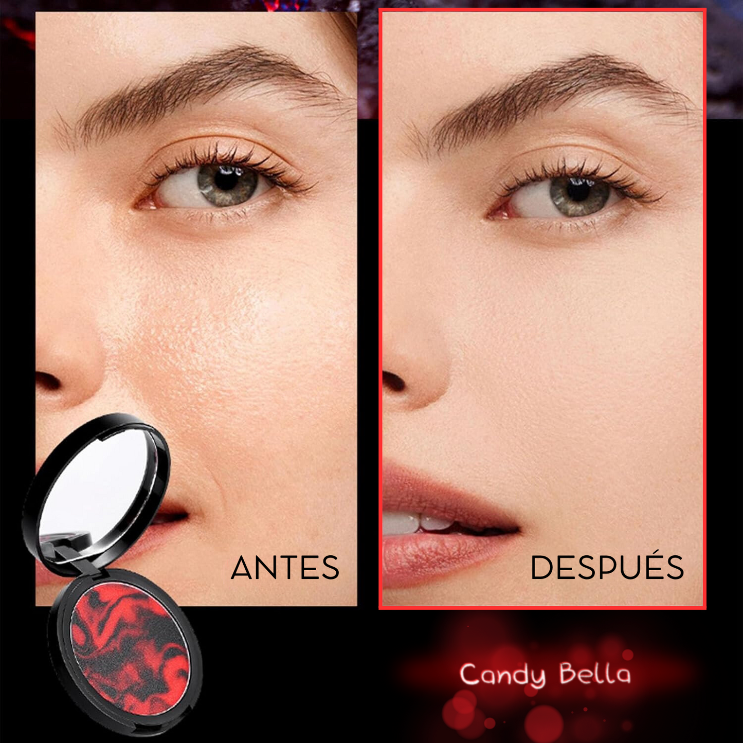 Polvo matte control aceite CandyBella