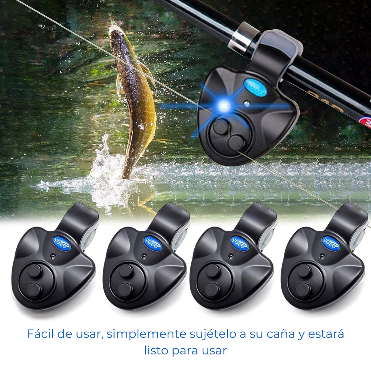 Alarma LED para pesca