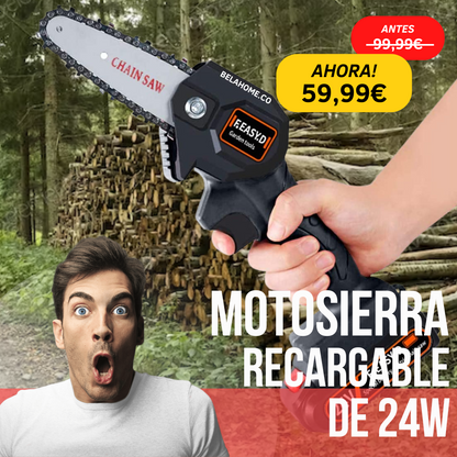 SIERRA MECÁNICA RECARGABLE 24 W CHAINSAW