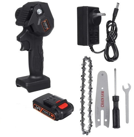 SIERRA MECÁNICA RECARGABLE 24 W CHAINSAW