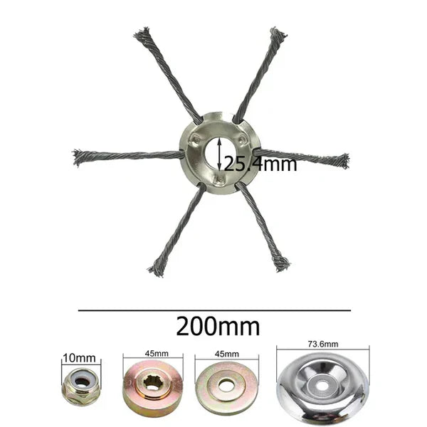 SteelSpin: Cabezal de corte de césped